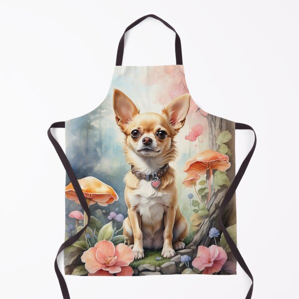 Item preview, 001 Ink Wash Painting of a Cute Chihuahua designed and sold by Alexis Art Collection.