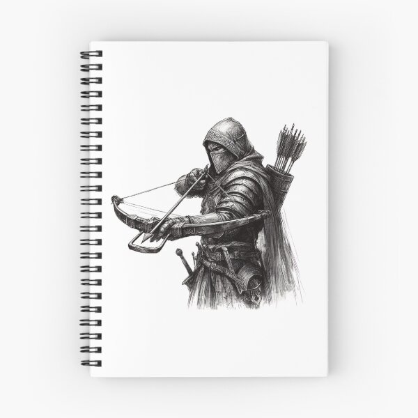 Item preview, Crossbowman Sketchy Medieval Style designed and sold by flisq.