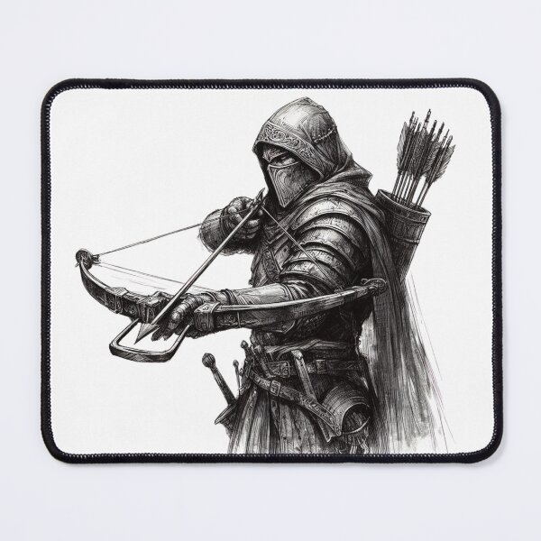 Item preview, Crossbowman Sketchy Medieval Style designed and sold by flisq.