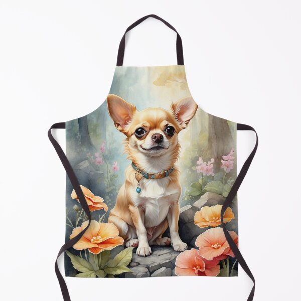 Item preview, 002 Ink Wash Painting of a Cute Chihuahua designed and sold by Alexis Art Collection.