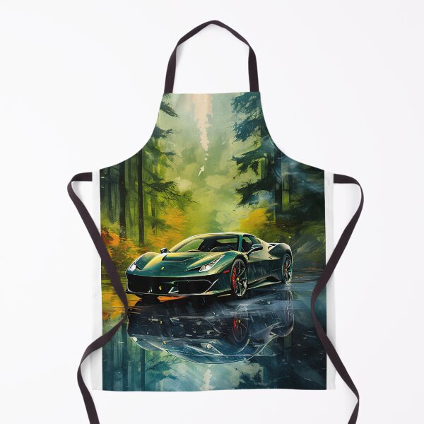 Item preview, Green Ferrari 458 In Mystic Forest Road designed and sold by RevUpDesign.