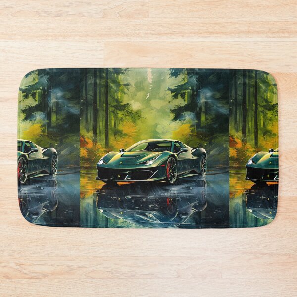 Item preview, Green Ferrari 458 In Mystic Forest Road designed and sold by RevUpDesign.