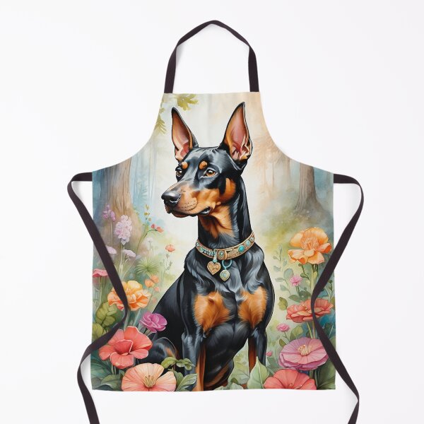 Item preview, 001 Ink Wash Painting of a Cute Doberman designed and sold by Alexis Art Collection.