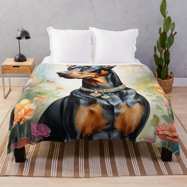 Item preview, 001 Ink Wash Painting of a Cute Doberman designed and sold by Alexis Art Collection.