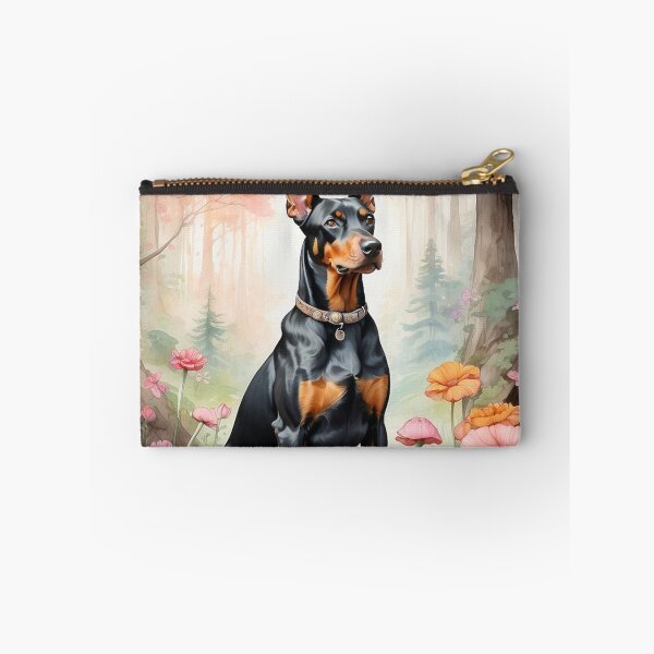 Item preview, 002 Ink Wash Painting of a Cute Doberman designed and sold by Alexis Art Collection.