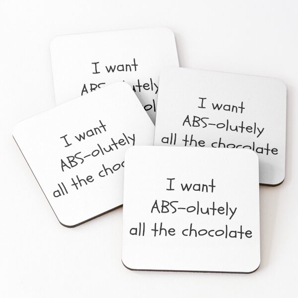 Item preview, Funny abs & chocolate designed and sold by K1ndo.