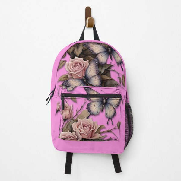 Item preview, Delicate butterflies on pink roses, their wings shimmering in the sunlight designed and sold by FotoworldEdel.