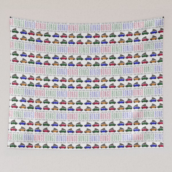 Item preview, Bongo Bongo Bongo bright colours with white background designed and sold by LocalOddball.