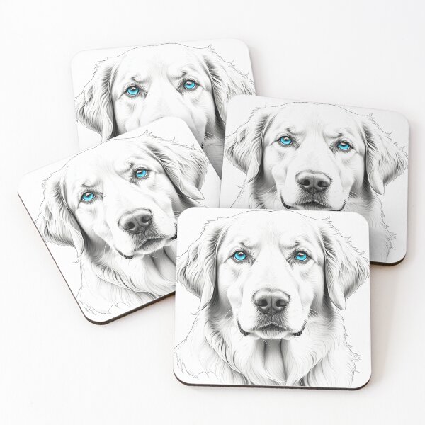 Item preview, Golden Retriever With Blue Eyes designed and sold by JakeNotMike.
