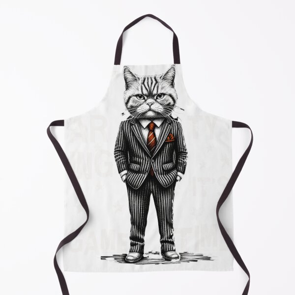 Item preview, Roaring Kitty It's Game Time Cat In Suit Funny Kitty Graphic designed and sold by Maciej Strzelczyk.
