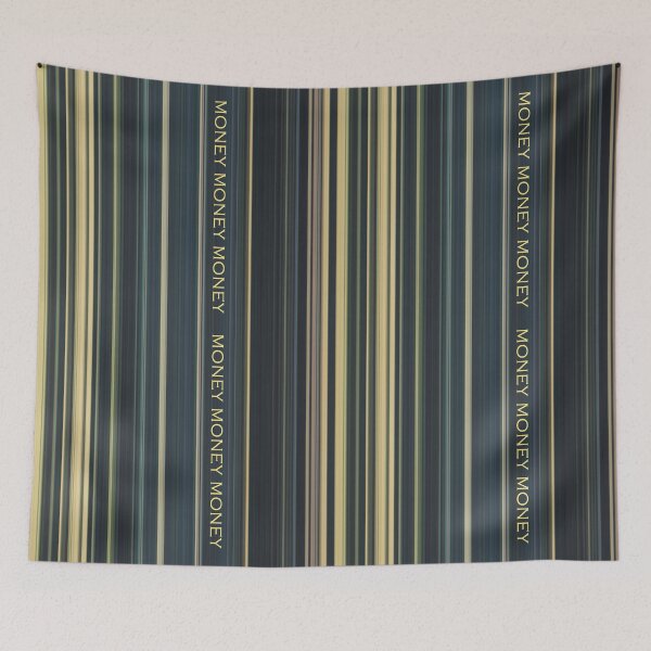 Item preview, Blue Stripe Money Text  designed and sold by eddiebarronshop.