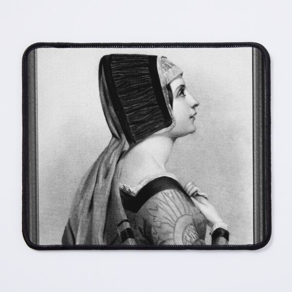 Item preview, Elizabeth Woodville Portrait Engraving Old Masters Classical Fine Art Reproduction designed and sold by Xzendor7 Digital Art Creations.