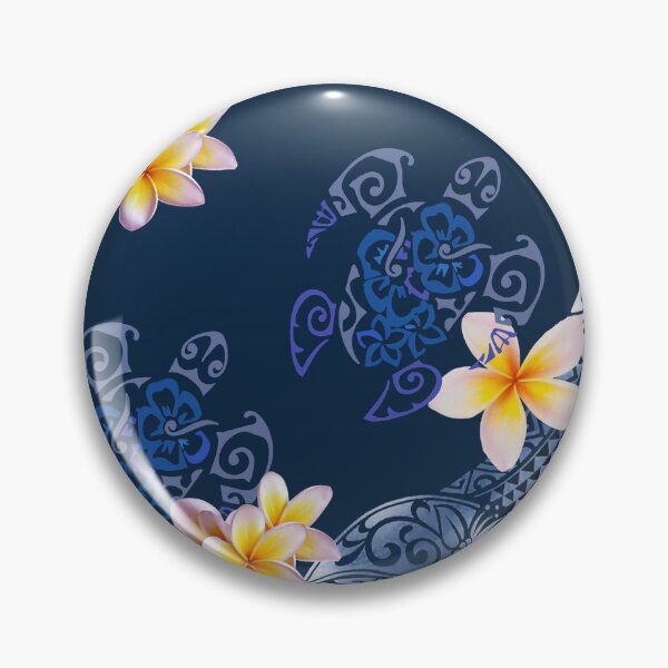 Item preview, Hawaiian Tattoo and Plumeria Tapa Fusion designed and sold by J Marielle Designs.