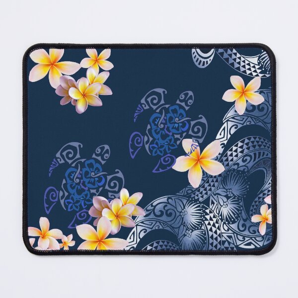 Item preview, Hawaiian Tattoo and Plumeria Tapa Fusion designed and sold by J Marielle Designs.