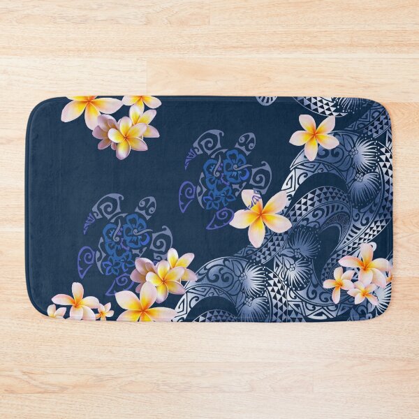 Item preview, Hawaiian Tattoo and Plumeria Tapa Fusion designed and sold by J Marielle Designs.