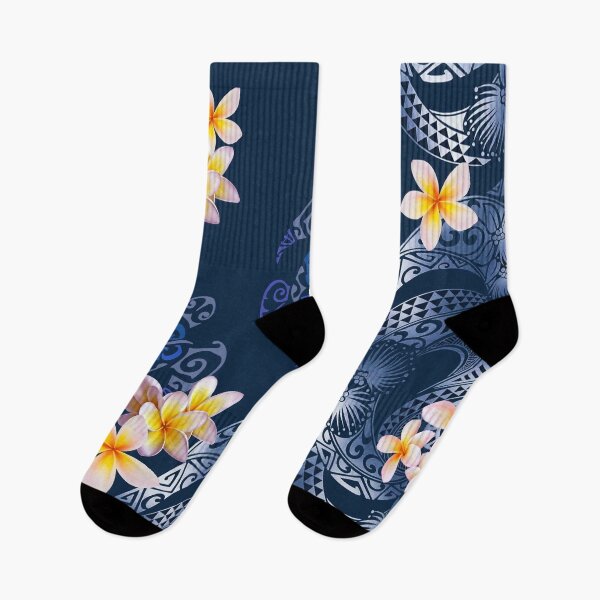 Item preview, Hawaiian Tattoo and Plumeria Tapa Fusion designed and sold by J Marielle Designs.