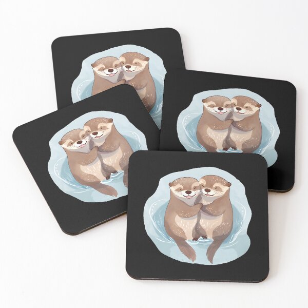 Item preview, FUNNY | OTTERS | CUDDLE designed and sold by MUDUGAMU.