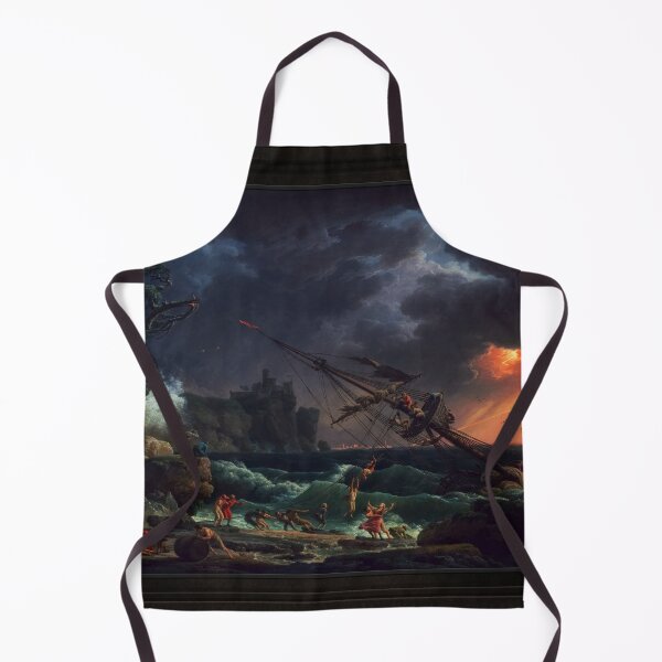 Item preview, The Shipwreck by Claude Joseph Vernet Old Masters Reproduction designed and sold by Xzendor7 Digital Art Creations.
