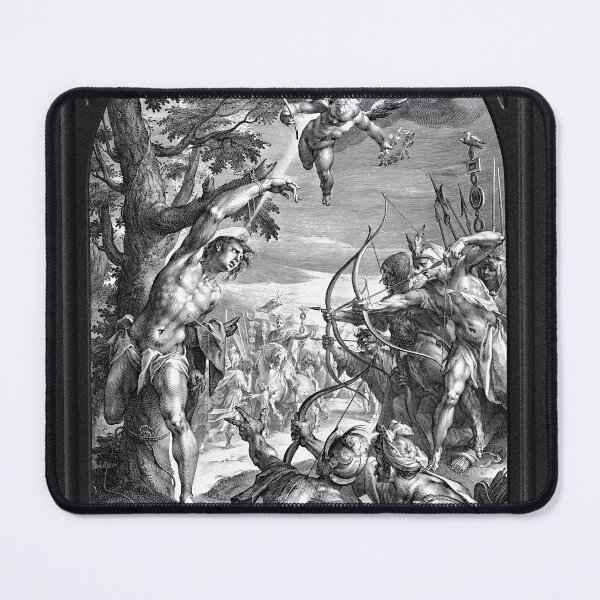 Item preview, The Martyrdom of St. Sebastian by Jan Harmensz. Muller Remastered Xzendor7 Classical Art Old Masters Reproductions designed and sold by Xzendor7 Digital Art Creations.