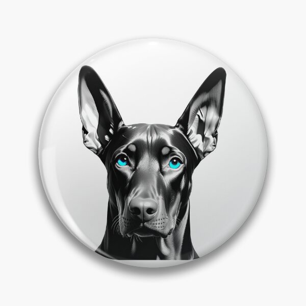 Item preview, Doberman Pincher With Blue Eyes designed and sold by JakeNotMike.