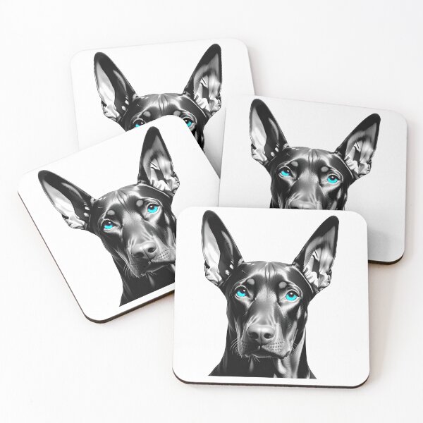 Item preview, Doberman Pincher With Blue Eyes designed and sold by JakeNotMike.