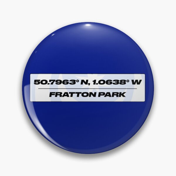 Item preview, Portsmouth FC: Fratton Park Coordinates designed and sold by BeetleDesigns.