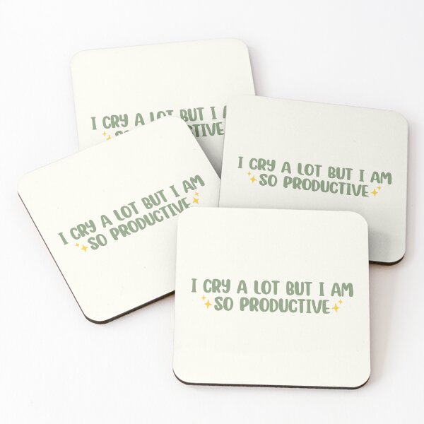 Item preview, I cry a lot but I am so productive designed and sold by Neadoodles.