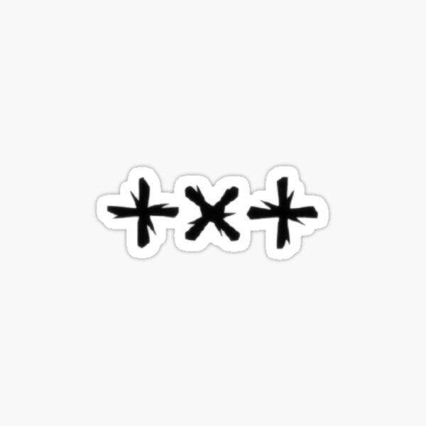 Artikel-Vorschau von TxT Logo Aufkleber Schwarz, designt und verkauft von BMEdesigns.
