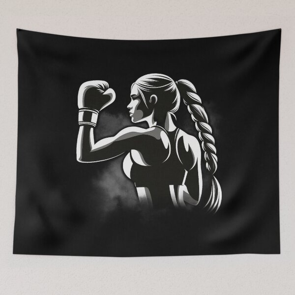 Item preview, Boxing, Training, Girl, Sport, Fit, Strength, Condition, Motivation, Health, Fitness, Kickboxing designed and sold by CrisMor-Art.