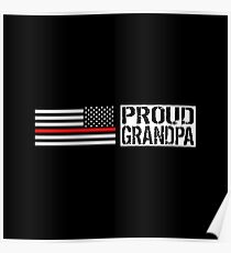 Firefighter: Proud Grandpa Poster