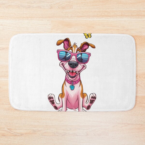 Item preview, FUNNY DOG AND BUTTERFLY designed and sold by zizoored.