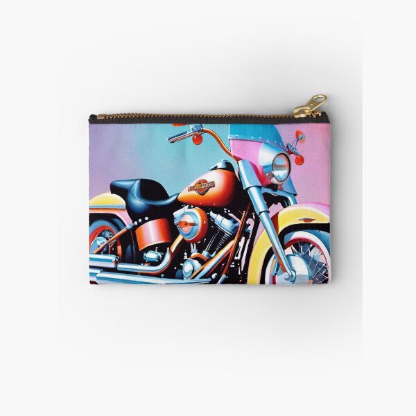 Item preview, Motorcycle colorful cartoon designed and sold by GlitchyGraffix.