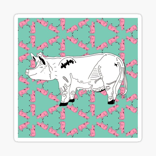 Kaleidoscope Babe Sticker