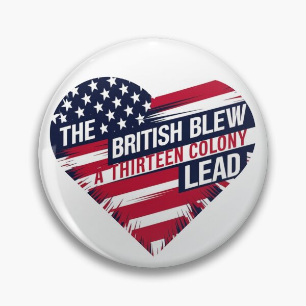 Item preview, The British Blew A 13 Colony Lead  designed and sold by ArtFromBeyond.