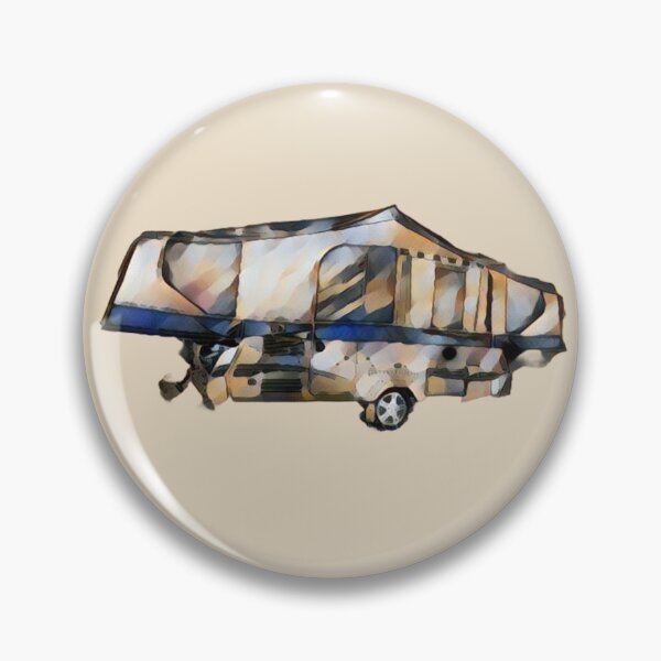 Item preview, Camouflage inspired Folding Caravan designed and sold by BeccaAelishe.