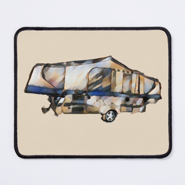 Item preview, Camouflage inspired Folding Caravan designed and sold by BeccaAelishe.