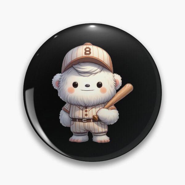 Item preview, Funny animals. Baseball graphics with Yeti designed and sold by BanShopDG.