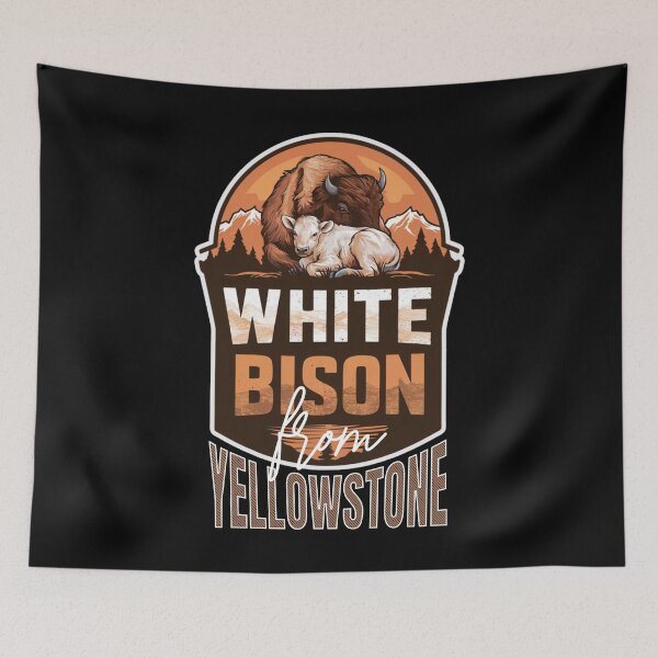 Item preview, WHITE BISON CALF FROM YELLOWSTONE WYOMING  designed and sold by justyna-s28.