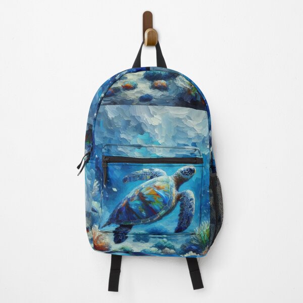 Item preview, Going Up For Air - Sea Turtle Swimming designed and sold by Mermaid's Whimsy.