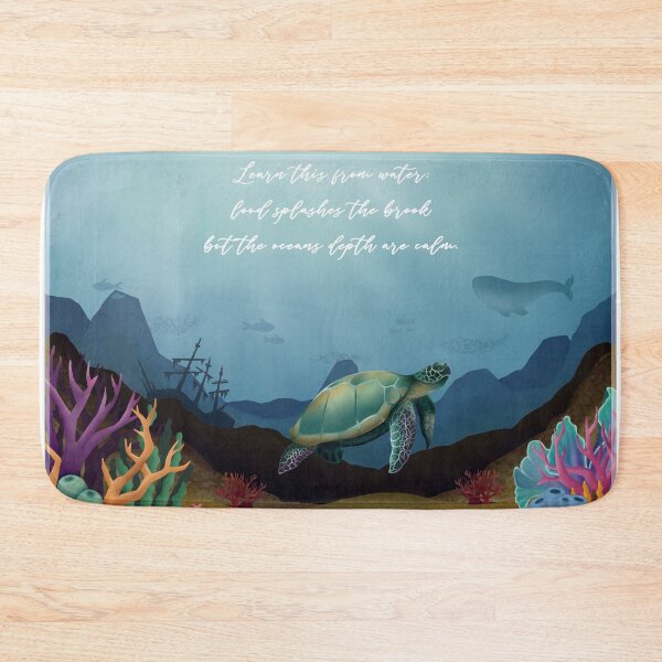 Item preview, In the Ocean Depths (Lifequote) designed and sold by AriLady.