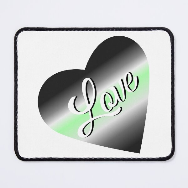 Item preview, Agender Pride Flag Love Heart designed and sold by HarveyHandcraftsandDesigns.