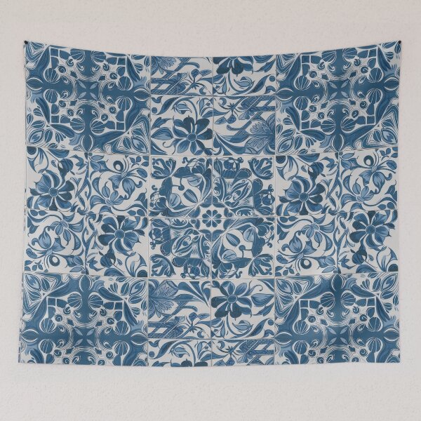Item preview, Blue Persian Tile Art designed and sold by Wishing-Wings.