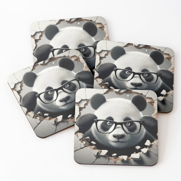 Item preview, Panda With Glasses designed and sold by deniz kaya.