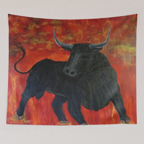 Item preview, The powerful wild bull designed and sold by cloude-vigal.