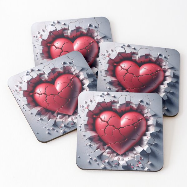 Item preview, Broken Heart Hole in A Wall designed and sold by deniz kaya.
