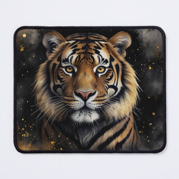 Item preview, Black and gold tiger art designed and sold by shokA Design.