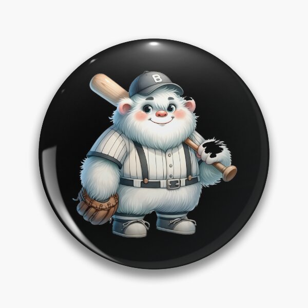 Item preview, Funny animals. Baseball graphics with Yeti designed and sold by BanShopDG.