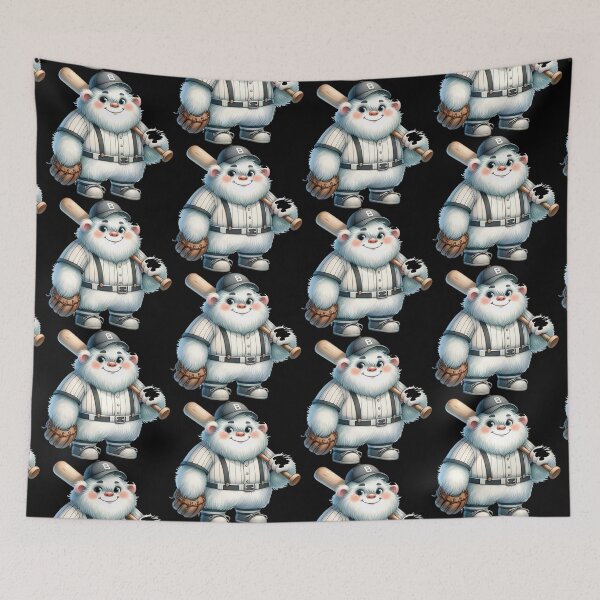 Item preview, Funny animals. Baseball graphics with Yeti designed and sold by BanShopDG.