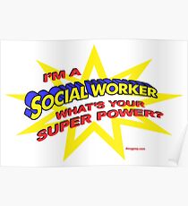 Super Social Worker Poster