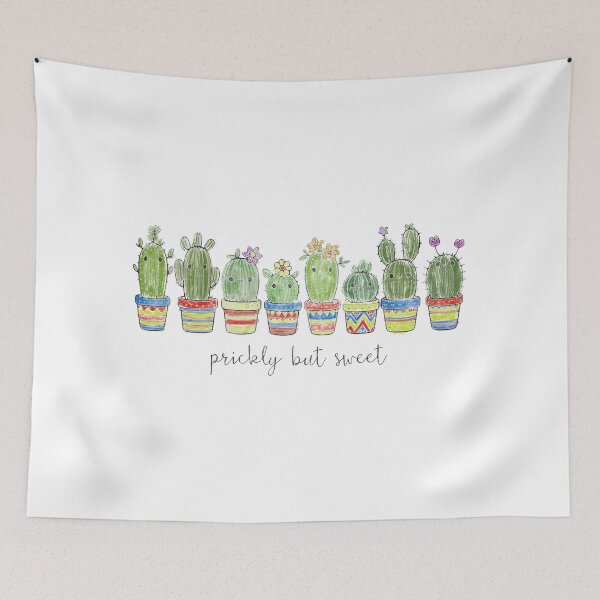 Item preview, Prickly But Sweet Cute Botanical Cactus Watercolor designed and sold by Pawsitive Pixel Studio.